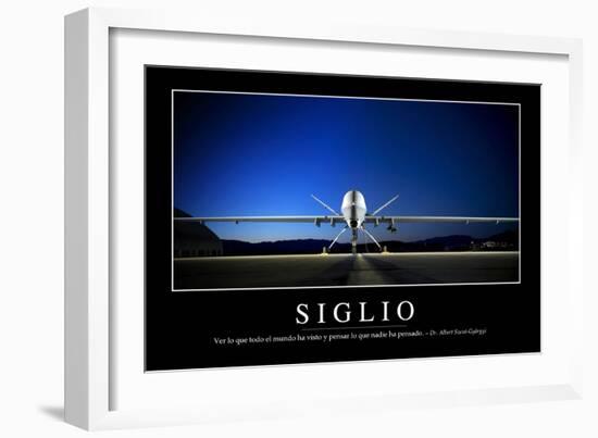 Sigilo. Cita Inspiradora Y Póster Motivacional-null-Framed Photographic Print