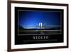 Sigilo. Cita Inspiradora Y Póster Motivacional-null-Framed Photographic Print