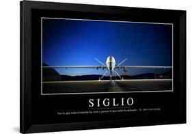 Sigilo. Cita Inspiradora Y Póster Motivacional-null-Framed Photographic Print