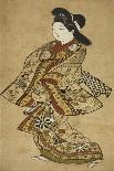 A Beauty Walking, 17th Century-Sigimura Jihei-Framed Giclee Print