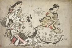 A Beauty Walking, 17th Century-Sigimura Jihei-Giclee Print