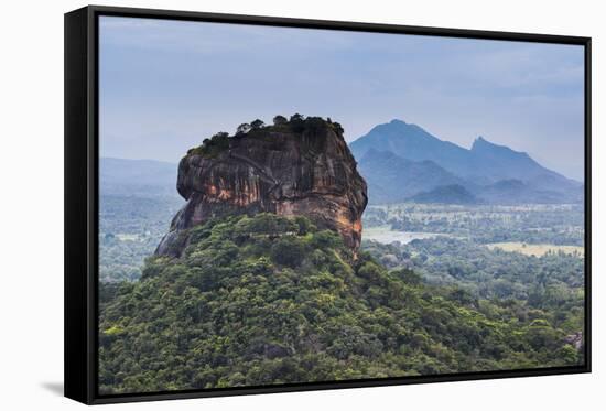 Sigiriya Rock Fortress, UNESCO World Heritage Site, Seen from Pidurangala Rock, Sri Lanka, Asia-Matthew Williams-Ellis-Framed Stretched Canvas