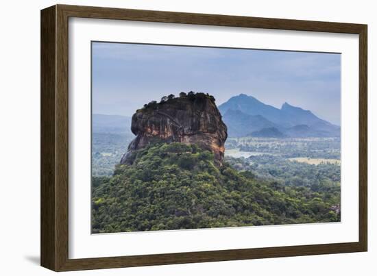 Sigiriya Rock Fortress, UNESCO World Heritage Site, Seen from Pidurangala Rock, Sri Lanka, Asia-Matthew Williams-Ellis-Framed Photographic Print