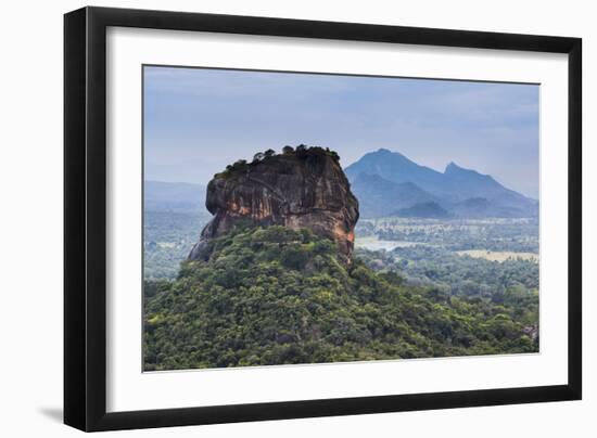 Sigiriya Rock Fortress, UNESCO World Heritage Site, Seen from Pidurangala Rock, Sri Lanka, Asia-Matthew Williams-Ellis-Framed Photographic Print