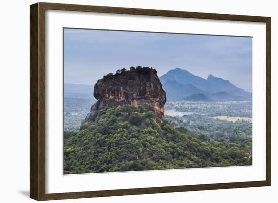 Sigiriya Rock Fortress, UNESCO World Heritage Site, Seen from Pidurangala Rock, Sri Lanka, Asia-Matthew Williams-Ellis-Framed Photographic Print