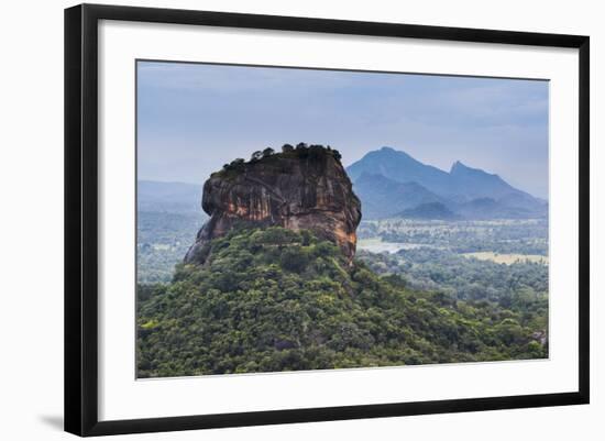 Sigiriya Rock Fortress, UNESCO World Heritage Site, Seen from Pidurangala Rock, Sri Lanka, Asia-Matthew Williams-Ellis-Framed Photographic Print