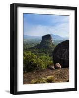 Sigiriya Rock Fortress, UNESCO World Heritage Site, Seen from Pidurangala Rock, Sri Lanka, Asia-Matthew Williams-Ellis-Framed Photographic Print