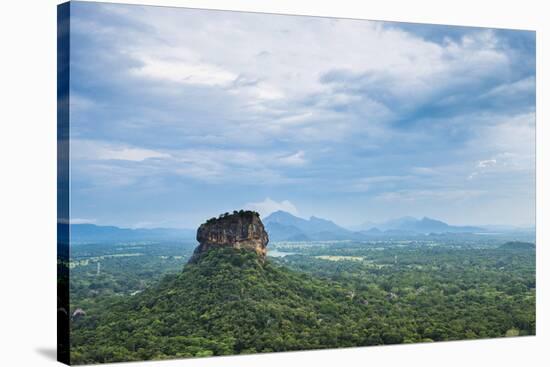 Sigiriya Rock Fortress, UNESCO World Heritage Site, Seen from Pidurangala Rock, Sri Lanka, Asia-Matthew Williams-Ellis-Stretched Canvas