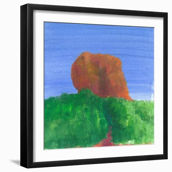 Sigiriya Rock-Lincoln Seligman-Framed Giclee Print