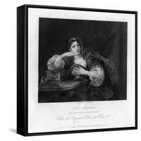Sigismonda, with the Heart of Her Husband, 1833-TW Shaw-Framed Stretched Canvas