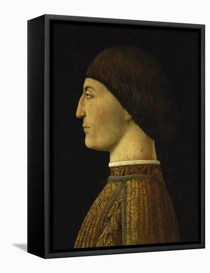 Sigismondo Malatesta, Ca, 1451-Piero della Francesca-Framed Stretched Canvas