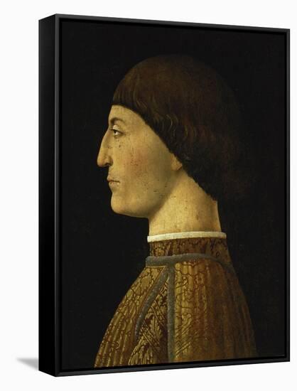 Sigismondo Malatesta, Ca, 1451-Piero della Francesca-Framed Stretched Canvas