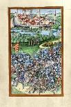 Hb V 52 Fol. 70V Illustration of the Battle of Lechfeld-Sigismund Meisterlin-Giclee Print