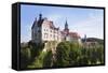 Sigmaringen Castle, Upper Danube Nature Park, Swabian Alb, Baden Wurttemberg, Germany, Europe-Markus-Framed Stretched Canvas