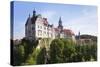 Sigmaringen Castle, Upper Danube Nature Park, Swabian Alb, Baden Wurttemberg, Germany, Europe-Markus-Stretched Canvas