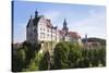 Sigmaringen Castle, Upper Danube Nature Park, Swabian Alb, Baden Wurttemberg, Germany, Europe-Markus-Stretched Canvas