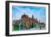 Sigmaringen Castle Watercolor-Markus Bleichner-Framed Premium Giclee Print