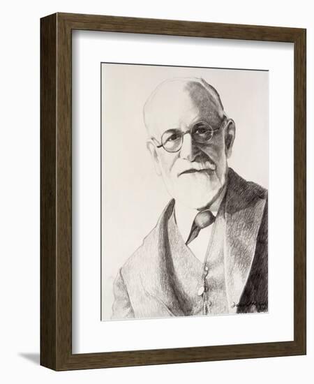 Sigmund Freud, 1994-Dinah Roe Kendall-Framed Giclee Print