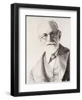 Sigmund Freud, 1994-Dinah Roe Kendall-Framed Giclee Print