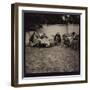 Sigmund Freud and his family at the house of Princess Marie Bonaparte, Paris, 5th June 1938-null-Framed Photographic Print