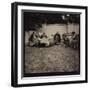 Sigmund Freud and his family at the house of Princess Marie Bonaparte, Paris, 5th June 1938-null-Framed Photographic Print