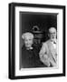 Sigmund Freud, and His Mother, Amalia Freud, in 1925-null-Framed Art Print