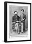 Sigmund Freud at the Age of Eight with His Father Jakob-null-Framed Giclee Print