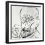 Sigmund Freud, Austrian Psychologist-null-Framed Photographic Print