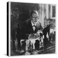 Sigmund Freud, Austrian Psychologist-null-Stretched Canvas