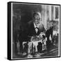 Sigmund Freud, Austrian Psychologist-null-Framed Stretched Canvas