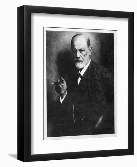 Sigmund Freud, Austrian Psychologist-null-Framed Photographic Print