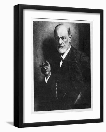 Sigmund Freud, Austrian Psychologist-null-Framed Photographic Print