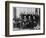 Sigmund Freud with colleagues at a psychoanalytic congress in The Hague, 1920-null-Framed Photographic Print