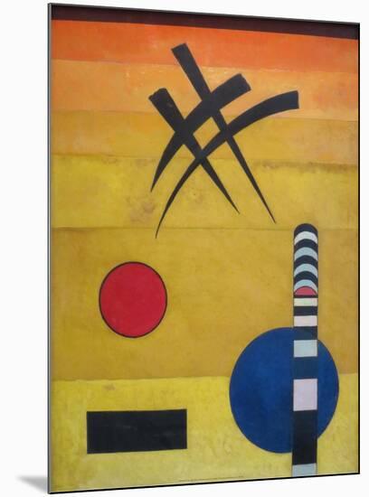 Sign, 1925-Wassily Kandinsky-Mounted Art Print