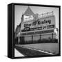 Sign Advertising an Installment Plan for Funerals-Loomis Dean-Framed Stretched Canvas