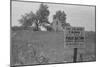 Sign Advertising Farm Auction New Carlisle Ohio-null-Mounted Photo