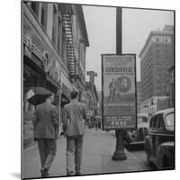 Sign Advertising Penicillin as Treatment For Gonorrhea-Sam Shere-Mounted Photographic Print