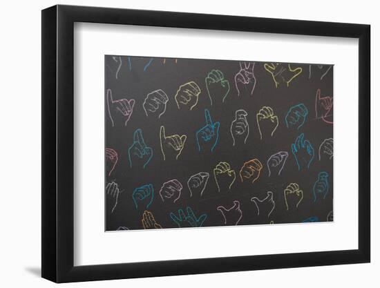 Sign Alphabet-Michal Durinik-Framed Photographic Print