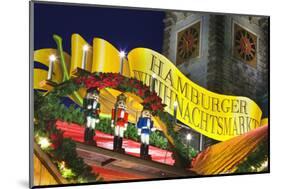 Sign at Hamburg Christmas Market-Jon Hicks-Mounted Photographic Print