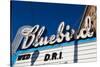 Sign at marquee of the Bluebird Theater, Denver, Colorado, USA-null-Stretched Canvas