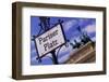 Sign at Pariser Platz and Brandenburg Gate-Jon Hicks-Framed Photographic Print