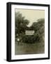 Sign at the Entrance of People's Temple Agricultural Project, Jonestown, Guyana, Nov 1978-null-Framed Photo