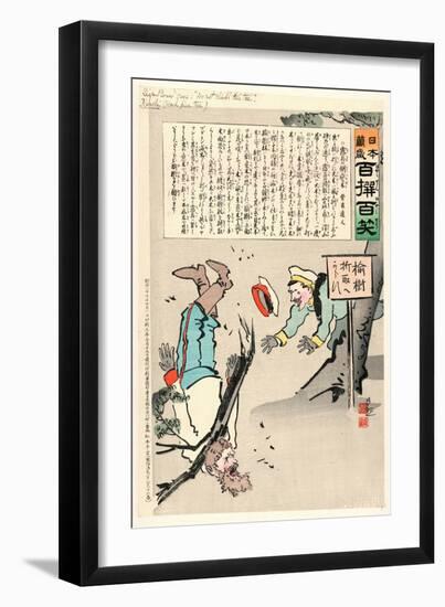 Sign Board Says-Kobayashi Kiyochika-Framed Giclee Print