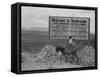 Sign entering Tombstone, Arizona, 1937-Dorothea Lange-Framed Stretched Canvas