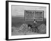 Sign entering Tombstone, Arizona, 1937-Dorothea Lange-Framed Photographic Print