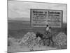 Sign entering Tombstone, Arizona, 1937-Dorothea Lange-Mounted Photographic Print