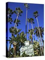 Sign for Beverly Hills Hotel, Beverly Hills, Los Angeles, California, Usa-Wendy Connett-Stretched Canvas