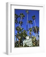Sign for Beverly Hills Hotel, Beverly Hills, Los Angeles, California, Usa-Wendy Connett-Framed Photographic Print