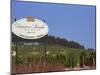 Sign for Domaine Laroche and the Les Clos Grand Cru Vineyard, Chablis, France-Per Karlsson-Mounted Premium Photographic Print