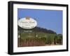 Sign for Domaine Laroche and the Les Clos Grand Cru Vineyard, Chablis, France-Per Karlsson-Framed Photographic Print